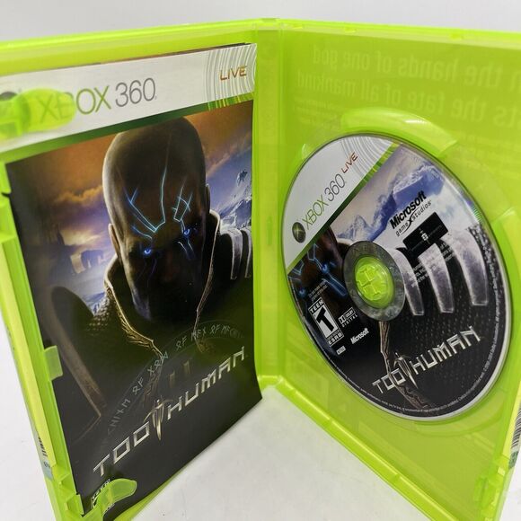 Too Human Xbox 360 - Complete CIB - Picture 5 of 9